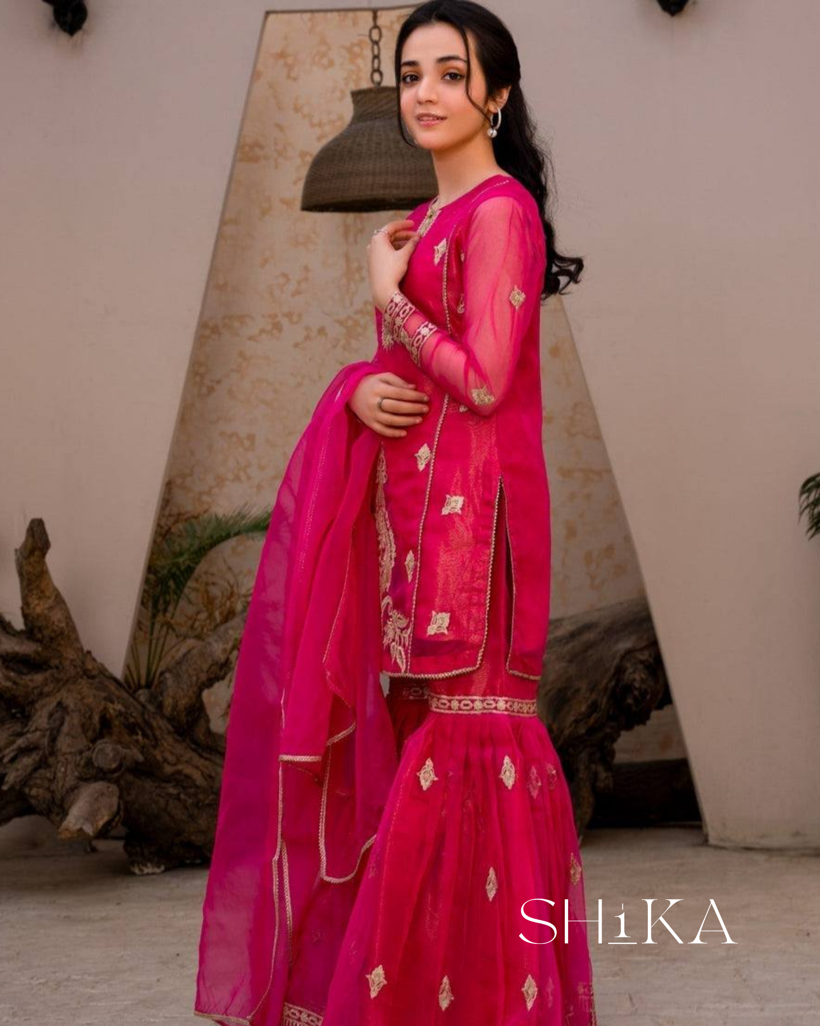 Eternal Blush Pallazo Set