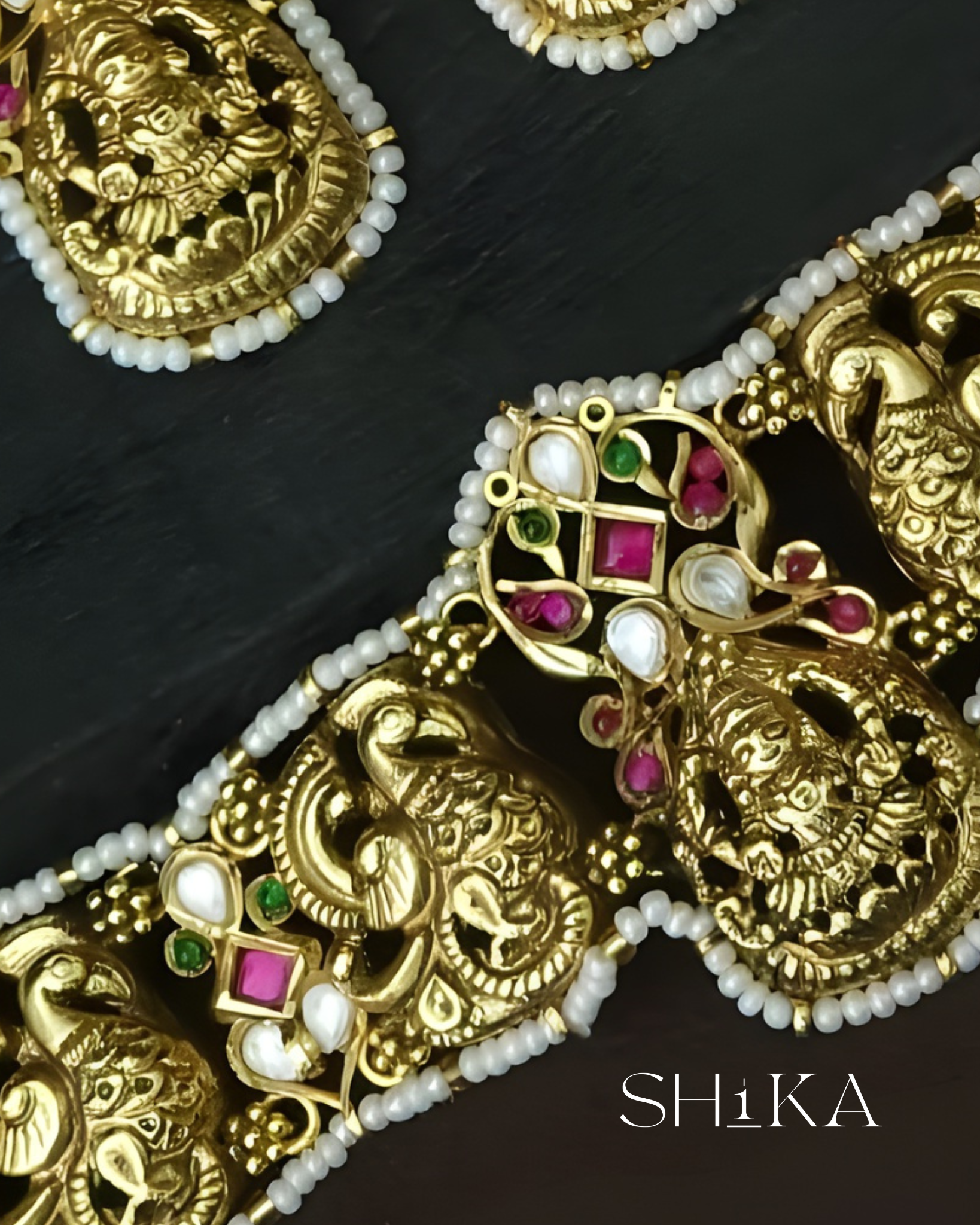 Antique Laxmi Devi Choker Set