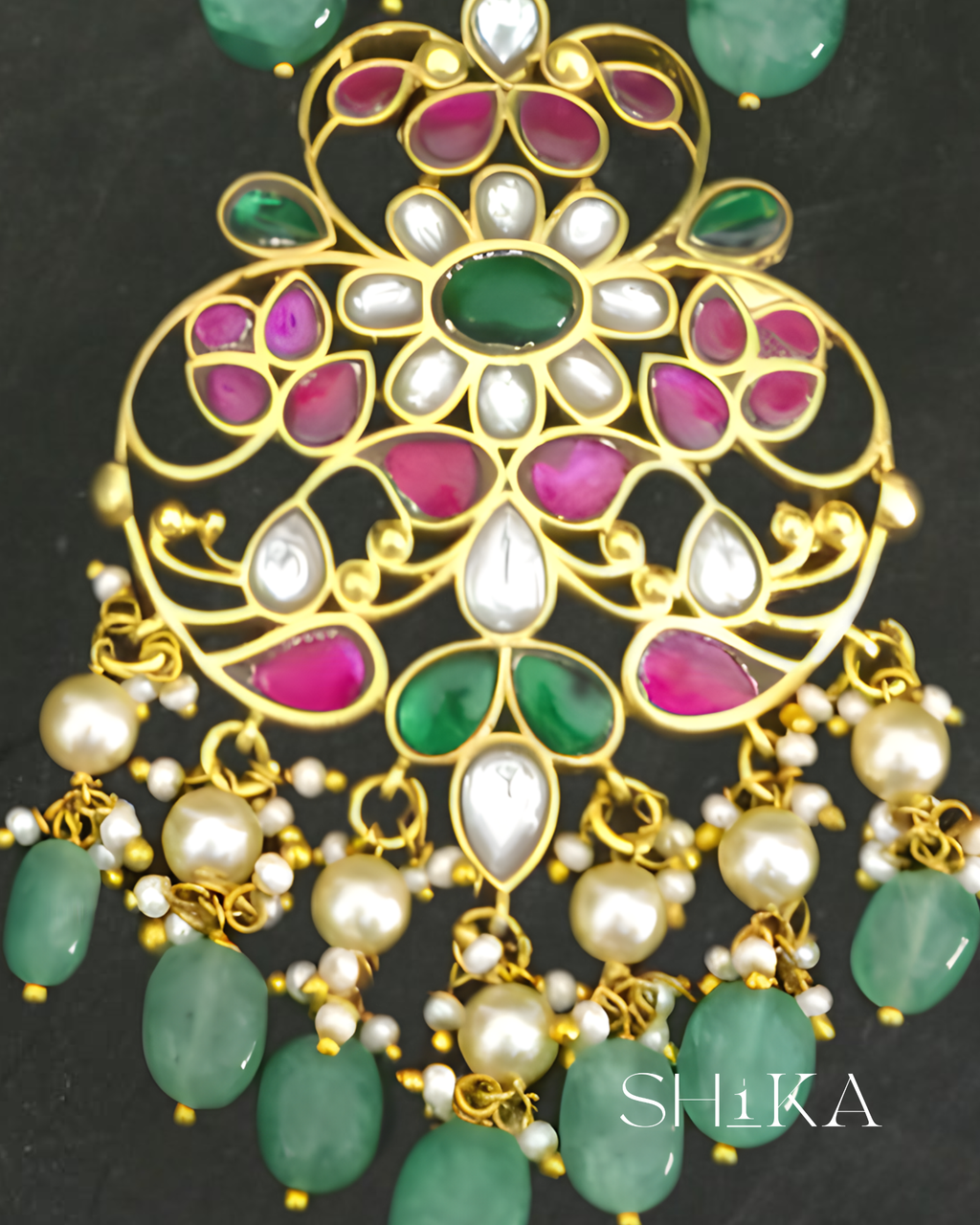 Jadau Kundan Heavy Necklace