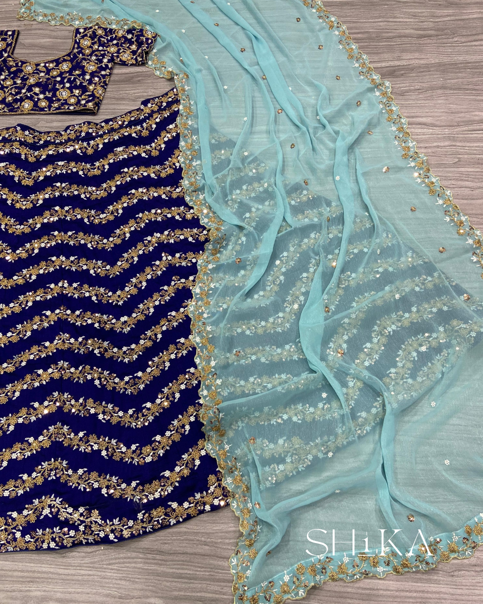 Twilight Tide Lehenga