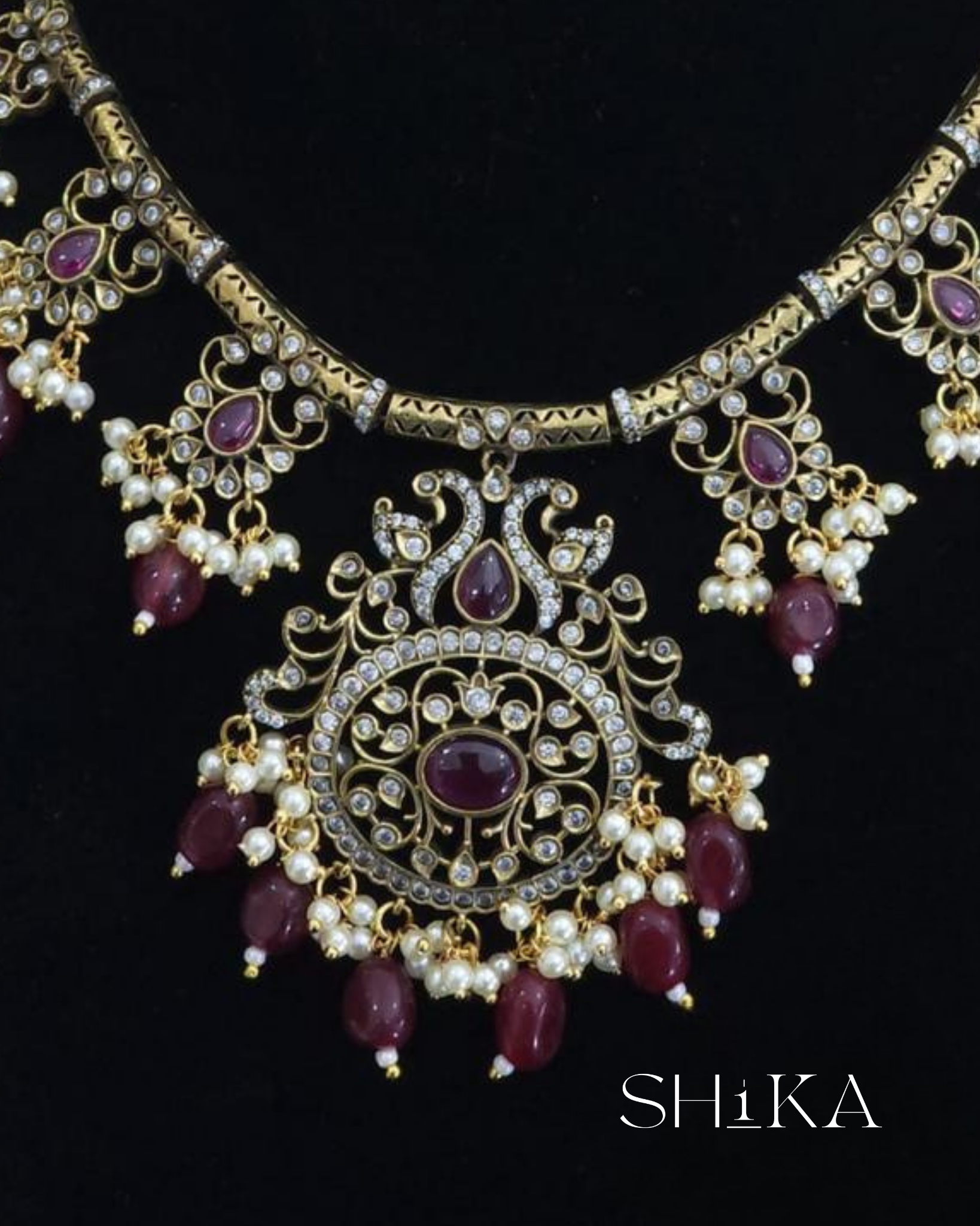 Devika Antique Necklace Set