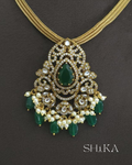 Sarvani Ruby Necklace Set