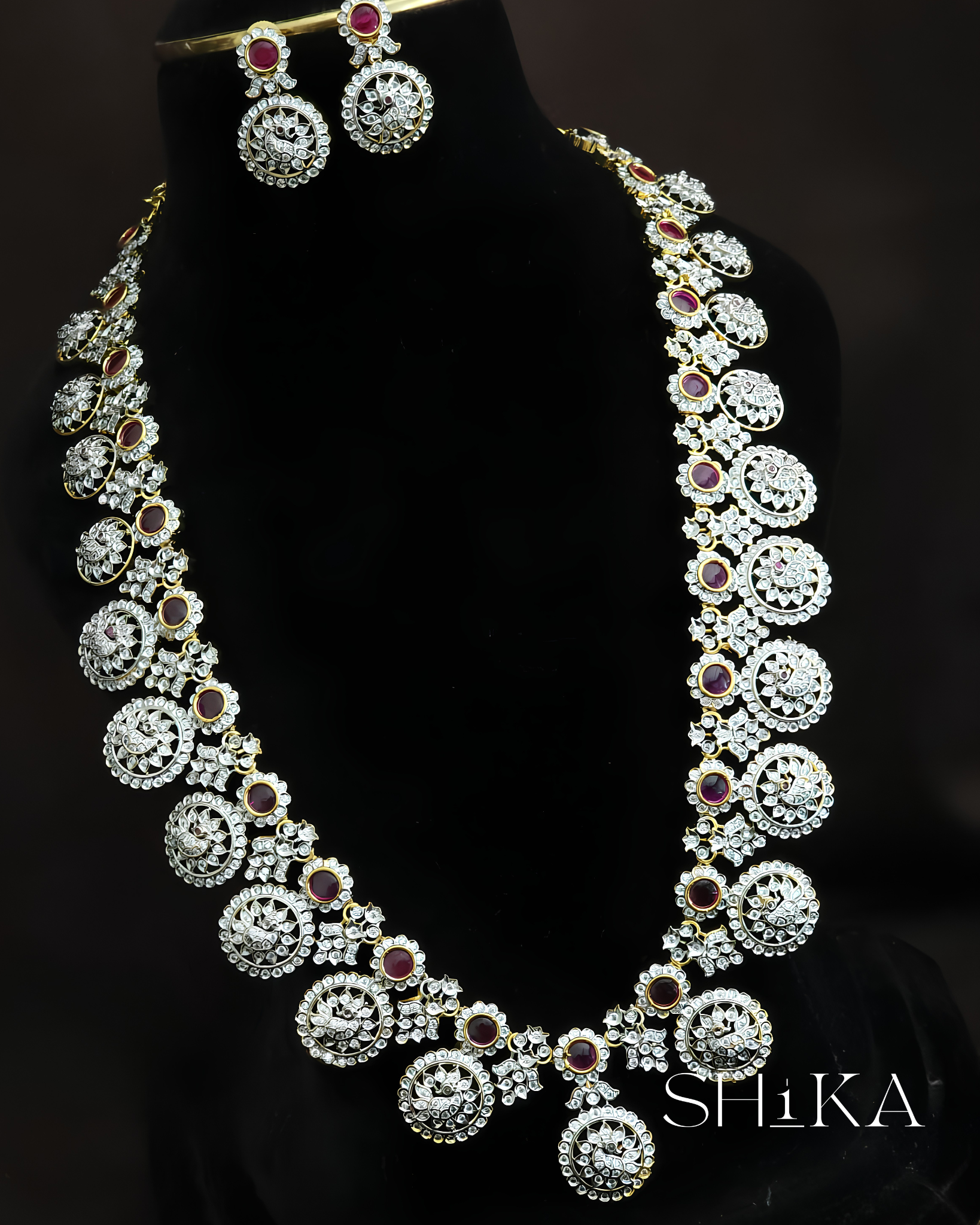 GJ Haaram Necklace Set