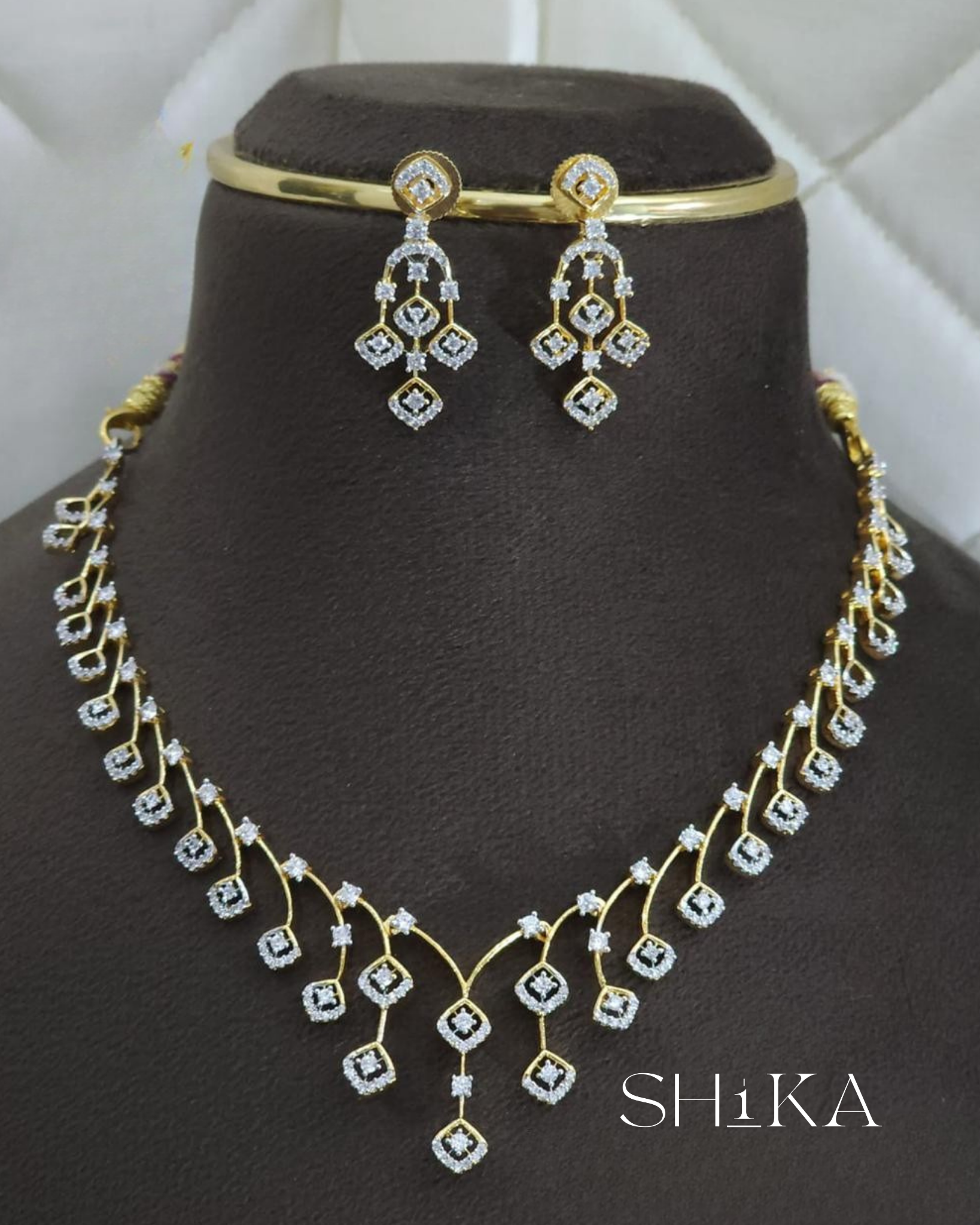 Kanira Radiance CZ Necklace Set