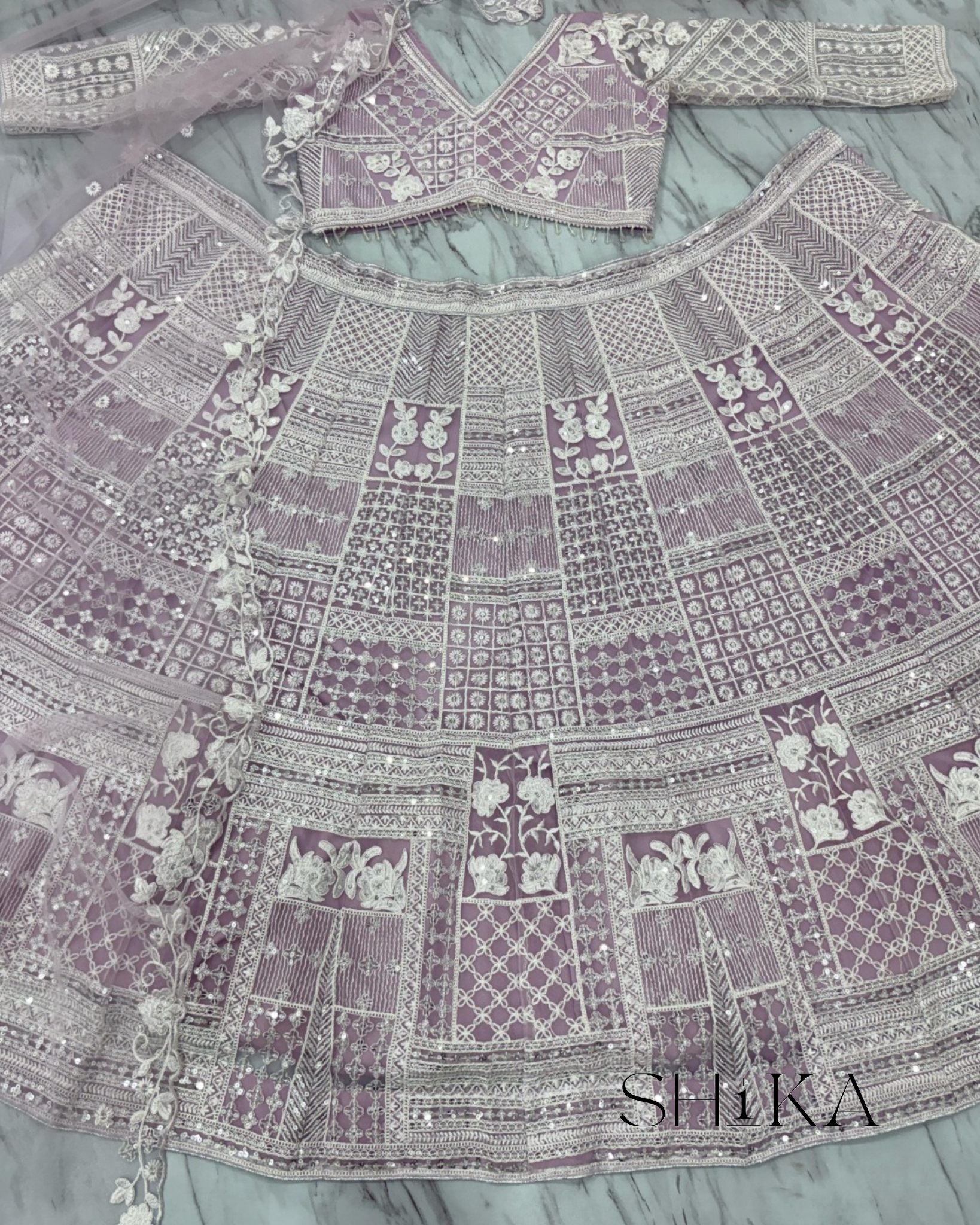 Digital Radiance Lehenga