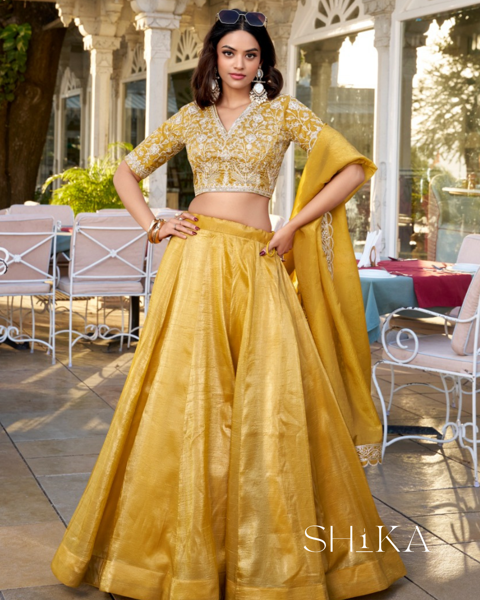 Sunlit Aura Lehenga