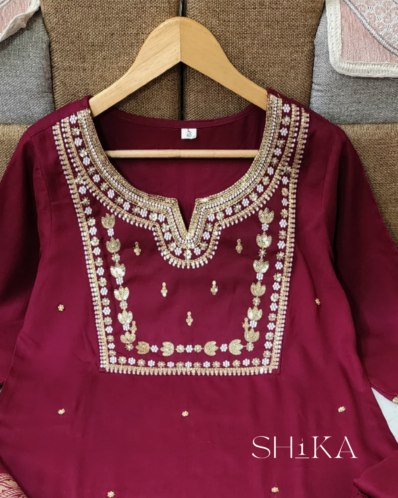 Mulberry Mist Kurti Set