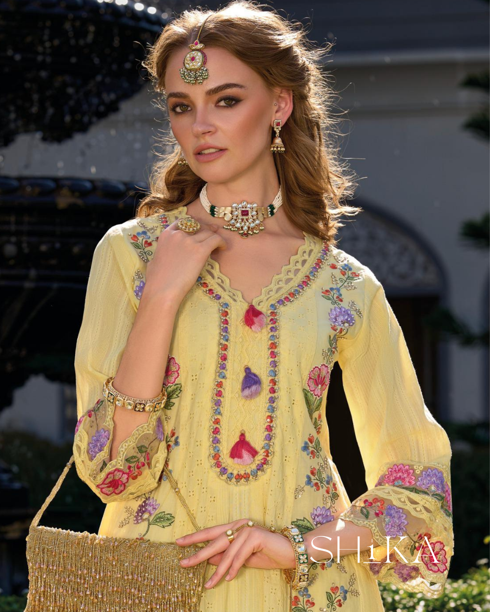 Daffodil Dream Anarkali