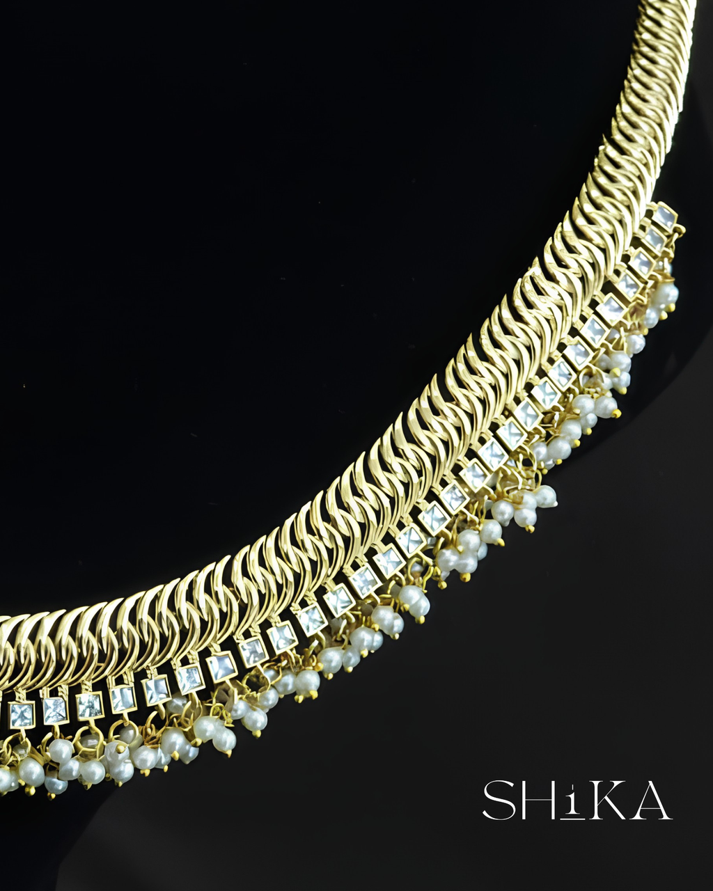 Jilebi Haram Necklace Set