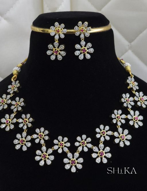 Sitara CZ Necklace Set