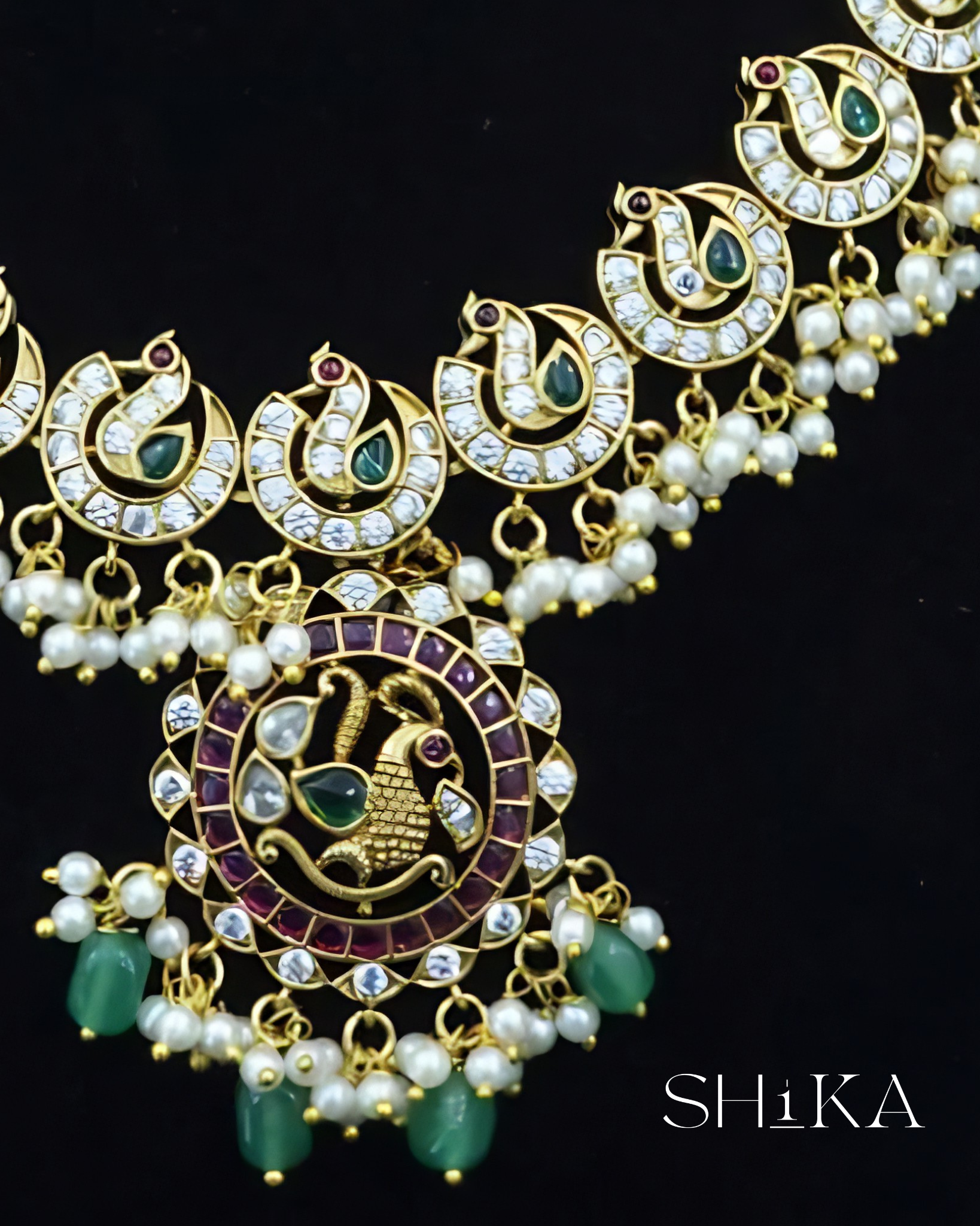 Chandrika Detachable Pendant Necklace Set