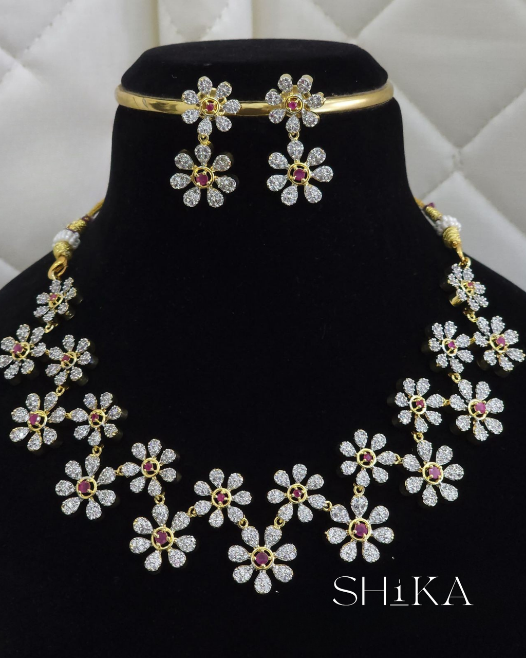 Sitara CZ Necklace Set