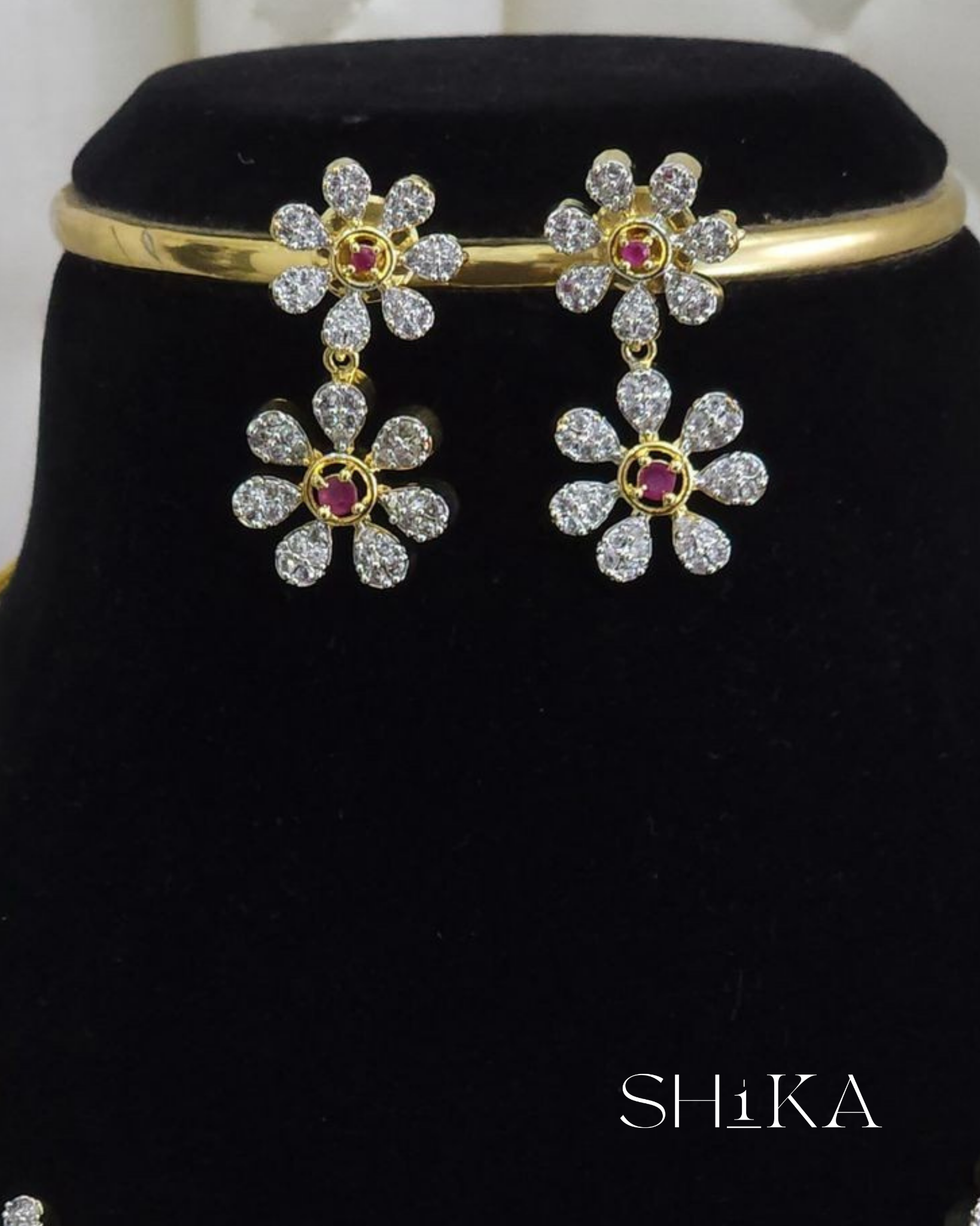 Sitara CZ Necklace Set