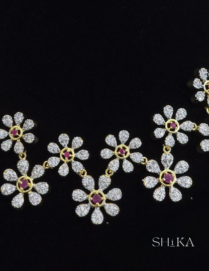 Sitara CZ Necklace Set