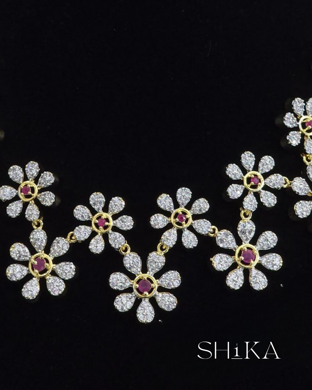 Sitara CZ Necklace Set