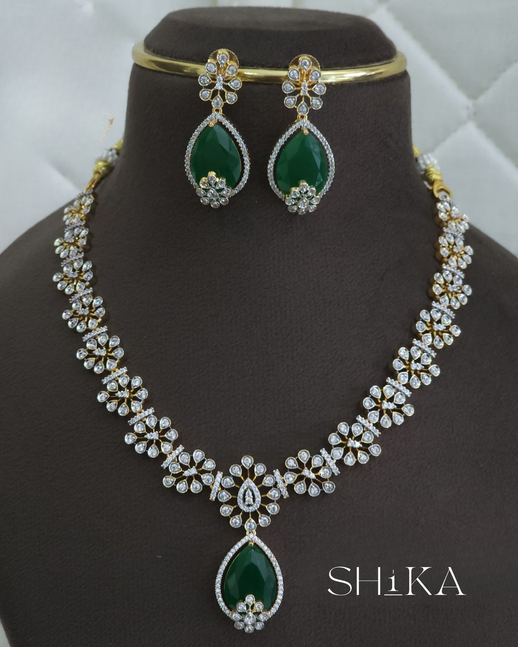 Harita CZ Necklace Set