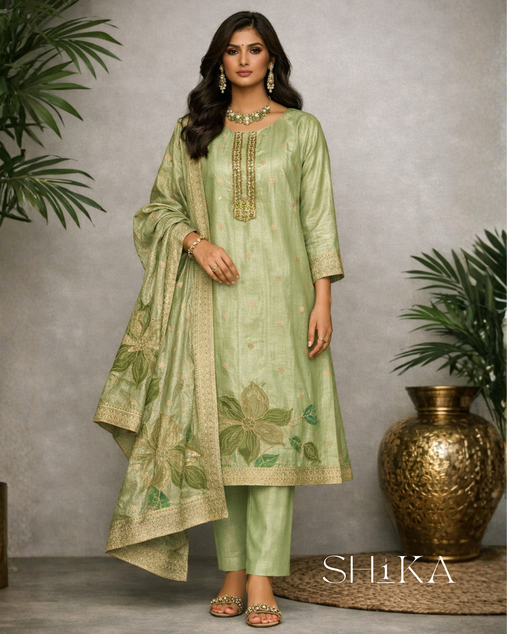 Pistachio Mist Dress