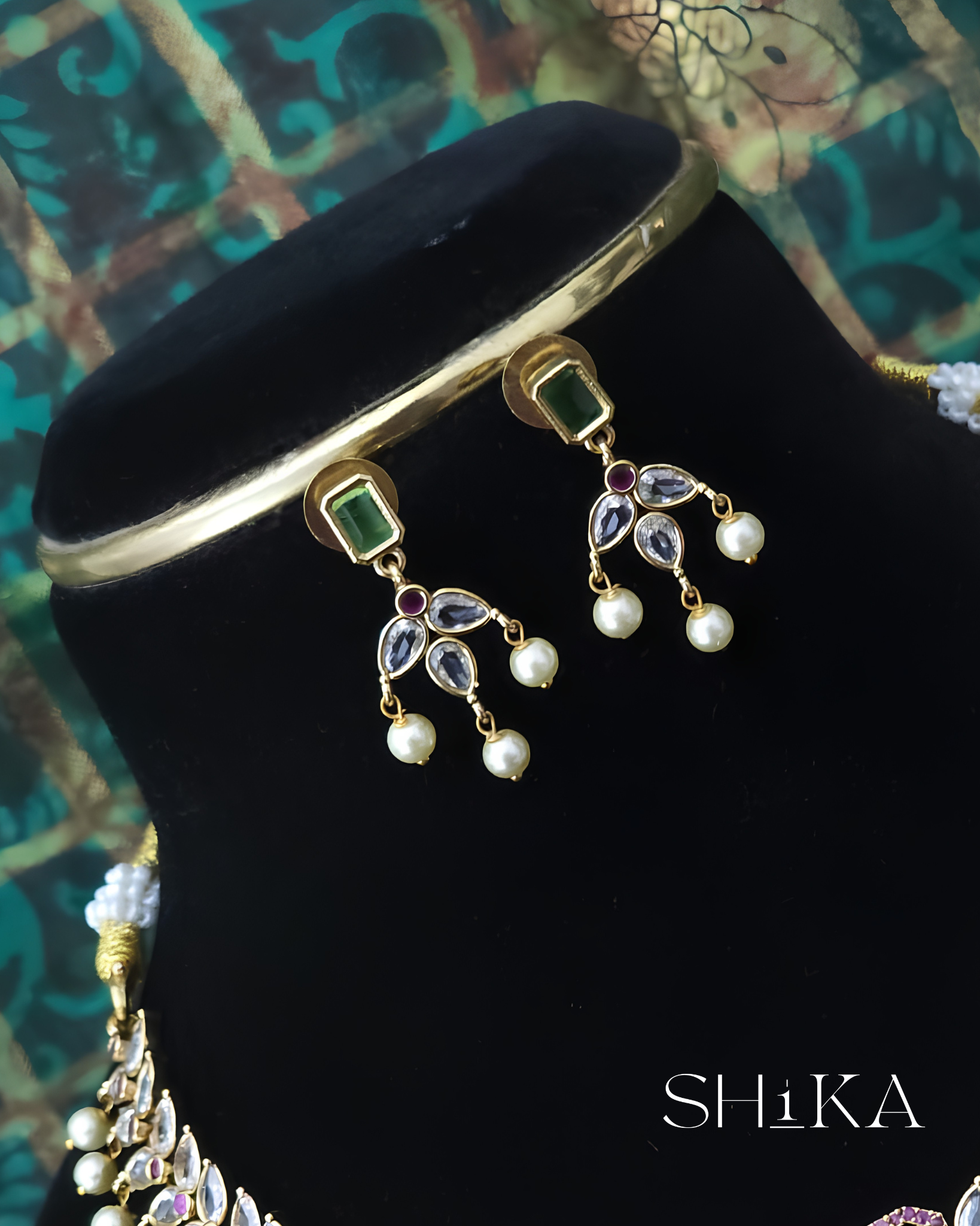 CZ Stone Necklace Set