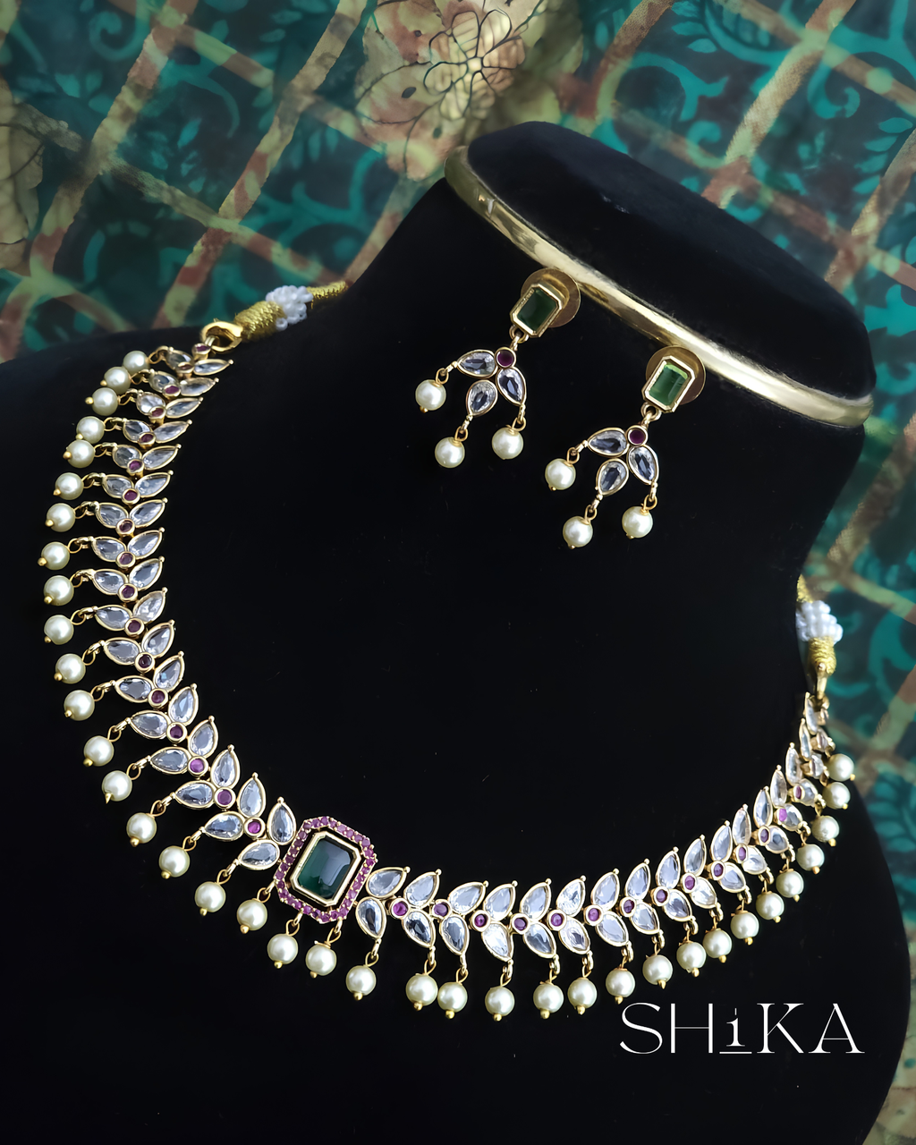 CZ Stone Necklace Set