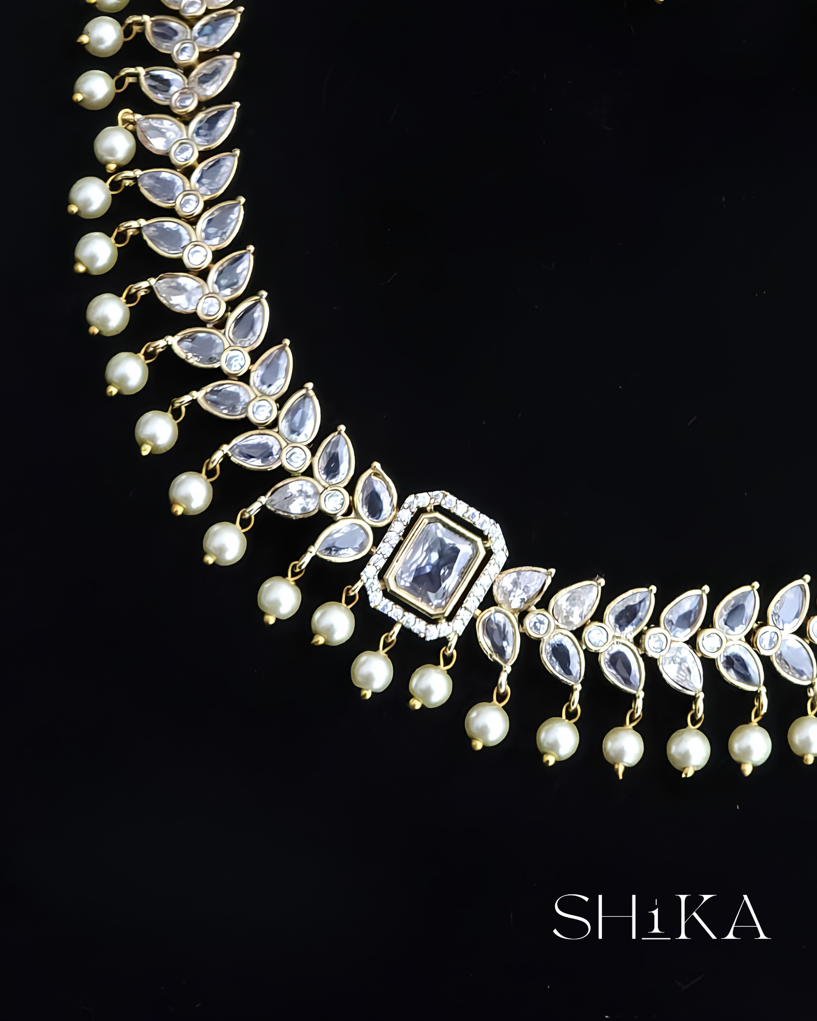CZ Stone Necklace Set