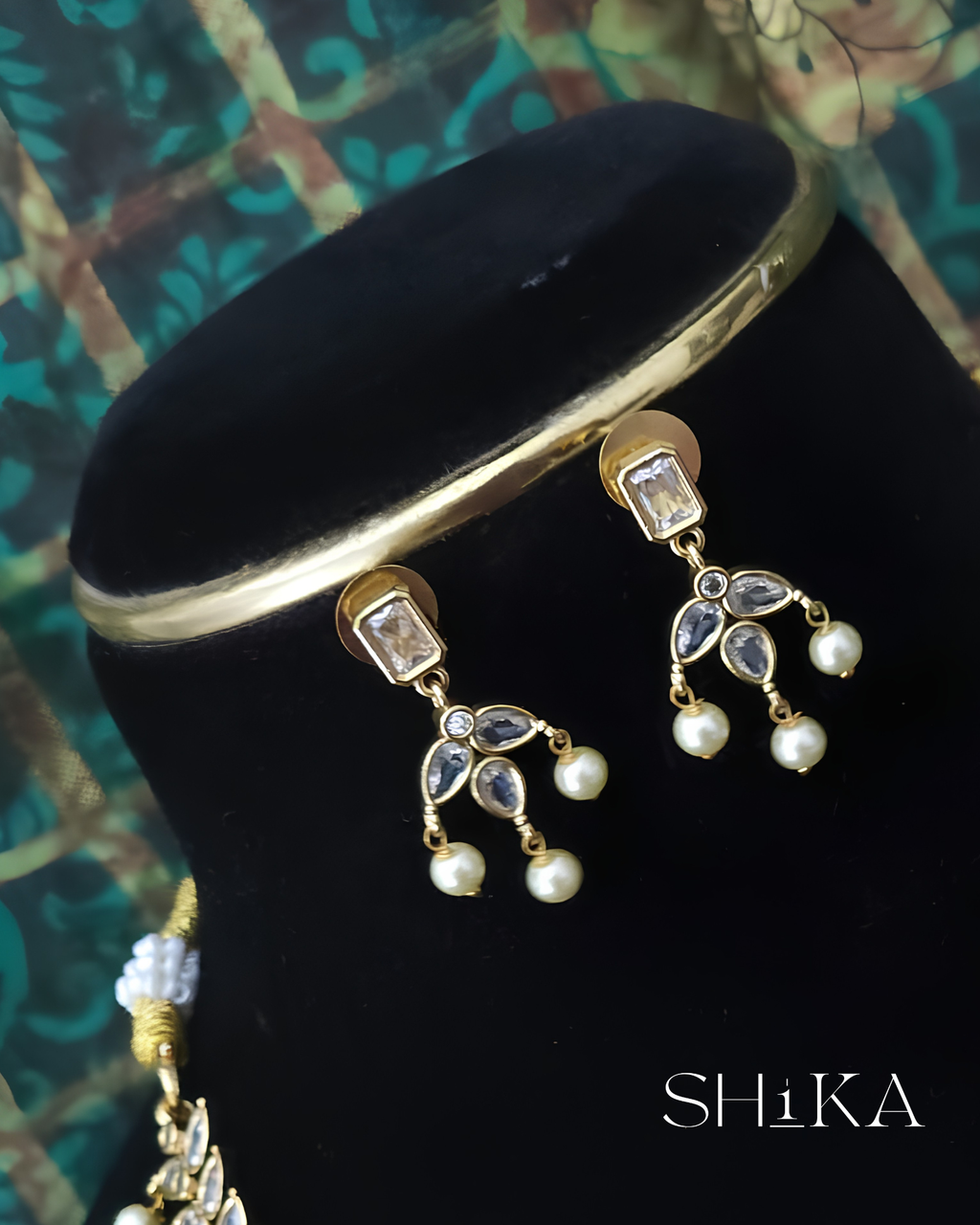 CZ Stone Necklace Set