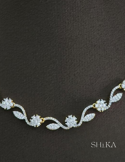 Hrida CZ Radiance Necklace Set