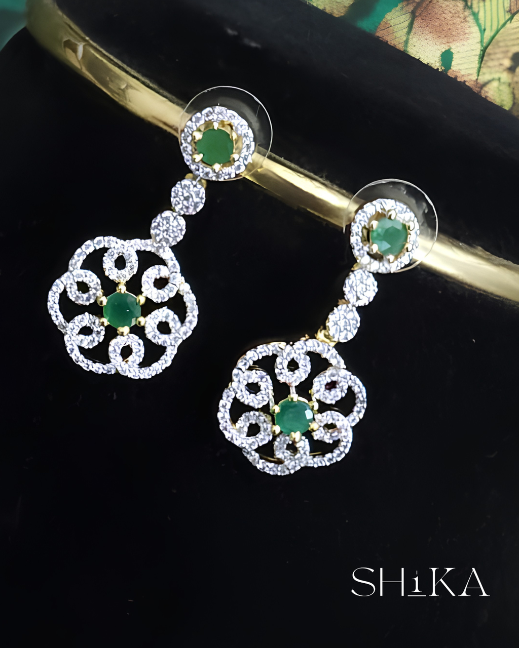 Panna Chandrika Necklace Set