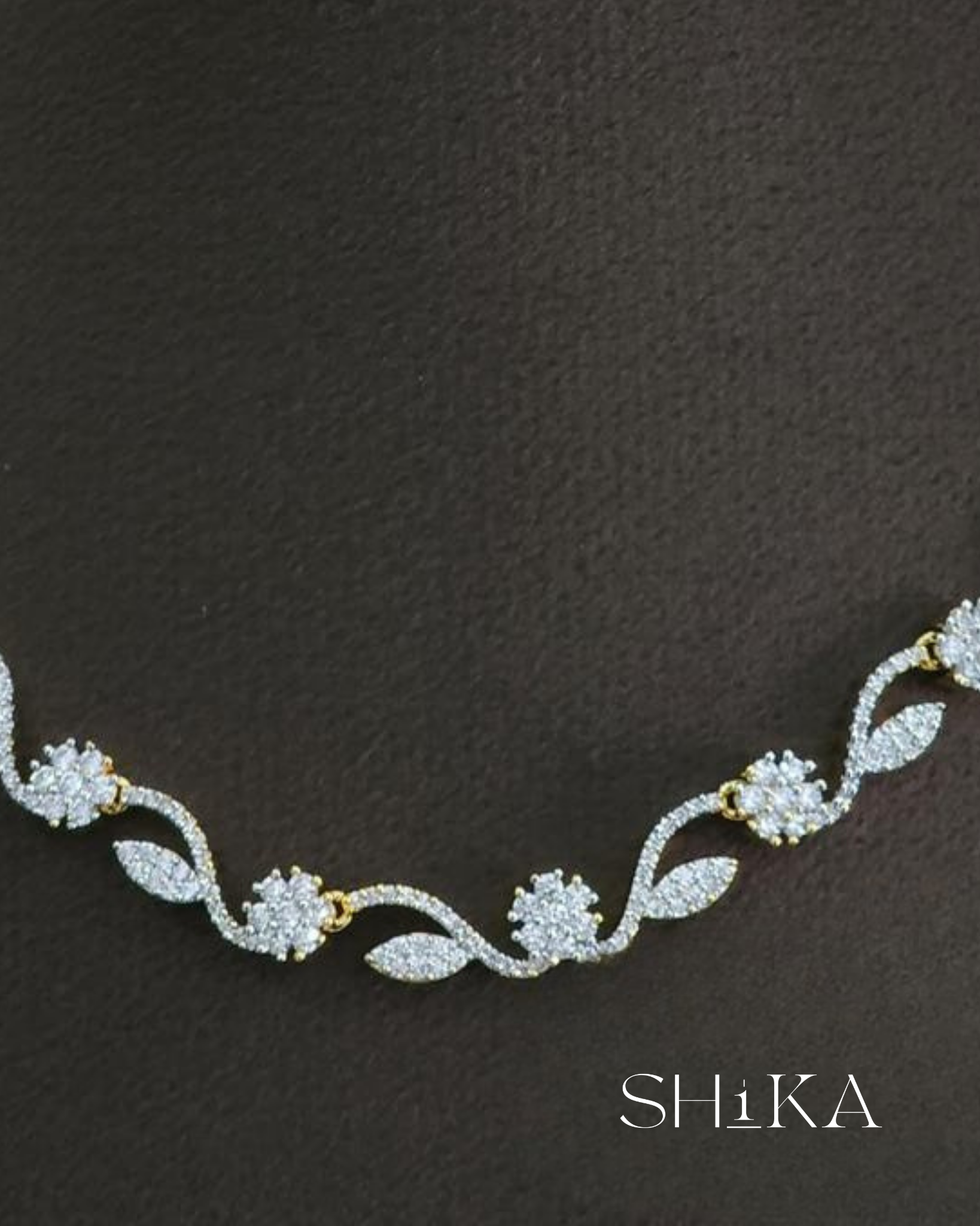 Hrida CZ Radiance Necklace Set