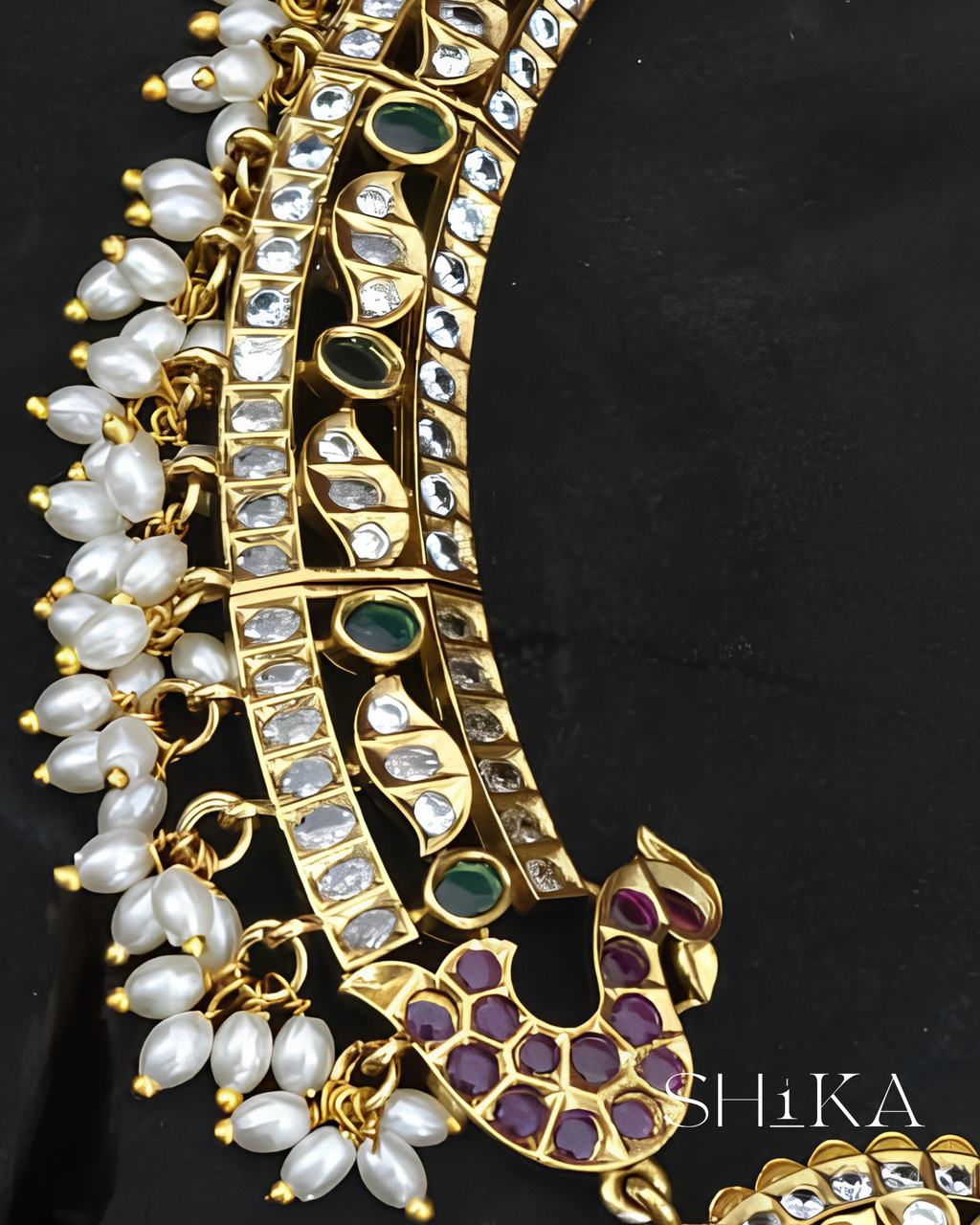 Rangmahal Kante Necklace Set