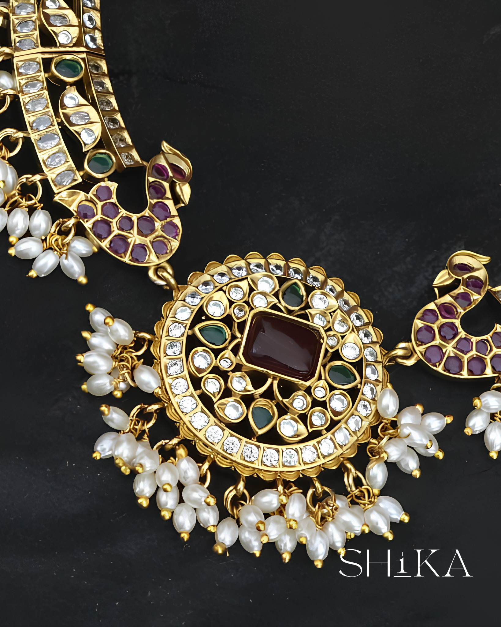 Rangmahal Kante Necklace Set