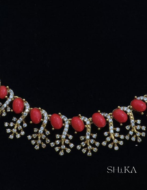 Mayura Peacock Necklace Set