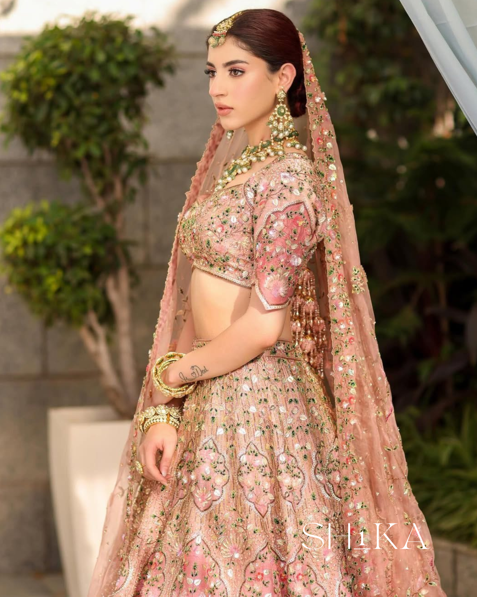 Auric Bloom Lehenga