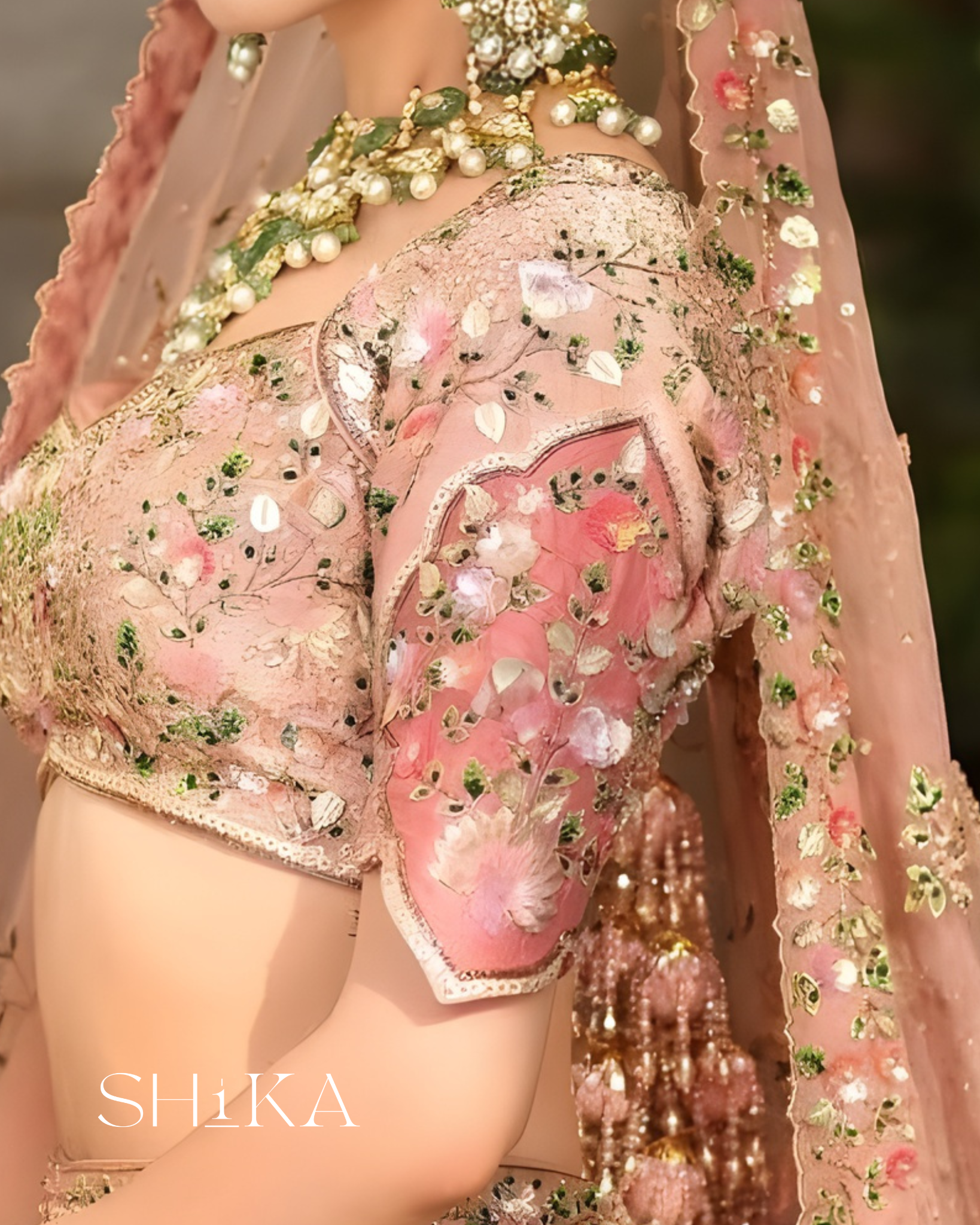 Auric Bloom Lehenga