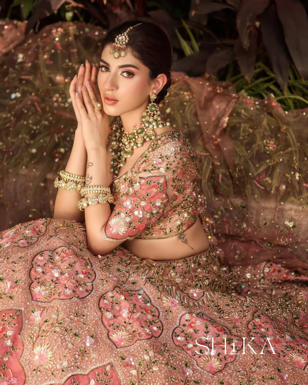 Auric Bloom Lehenga