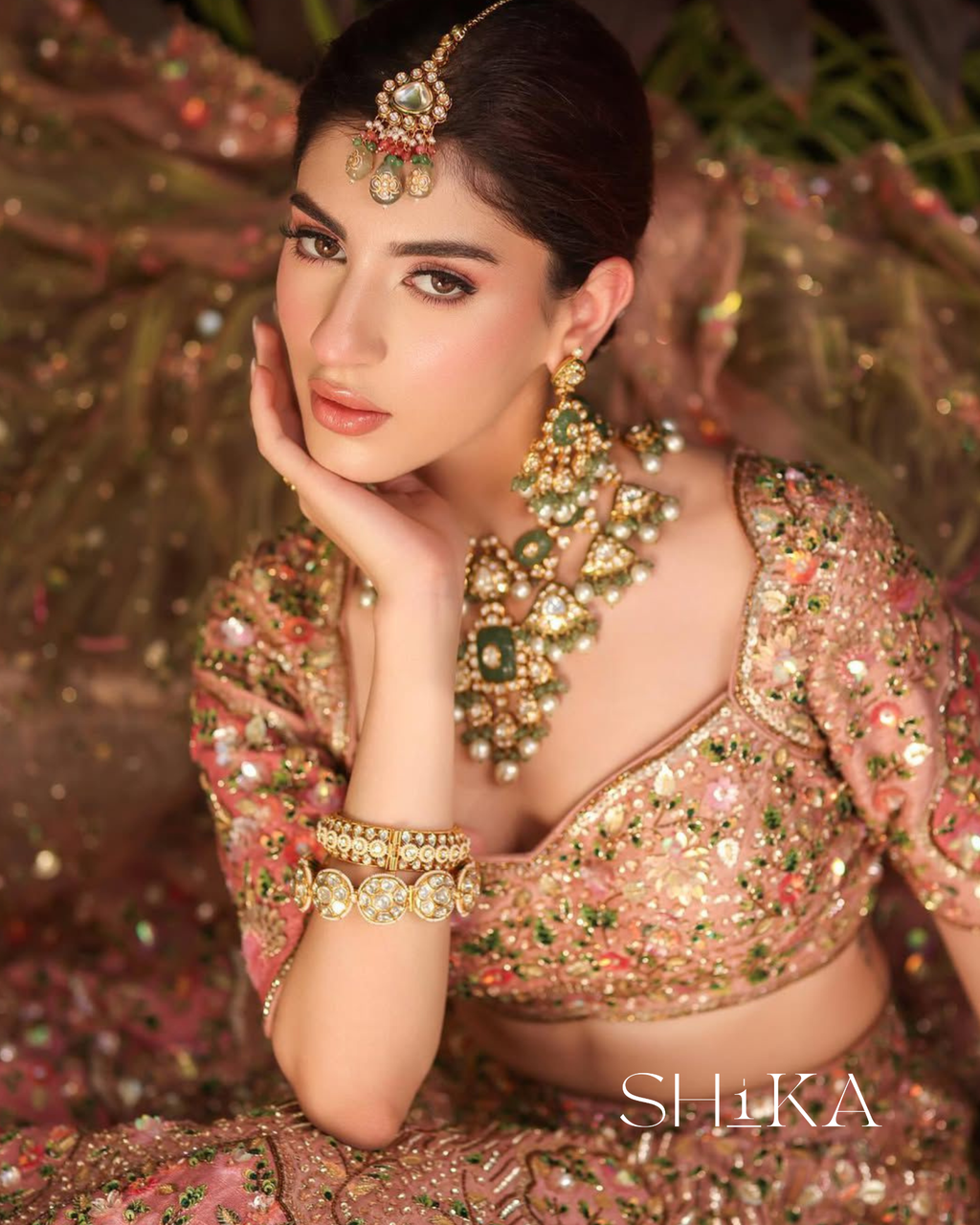 Auric Bloom Lehenga
