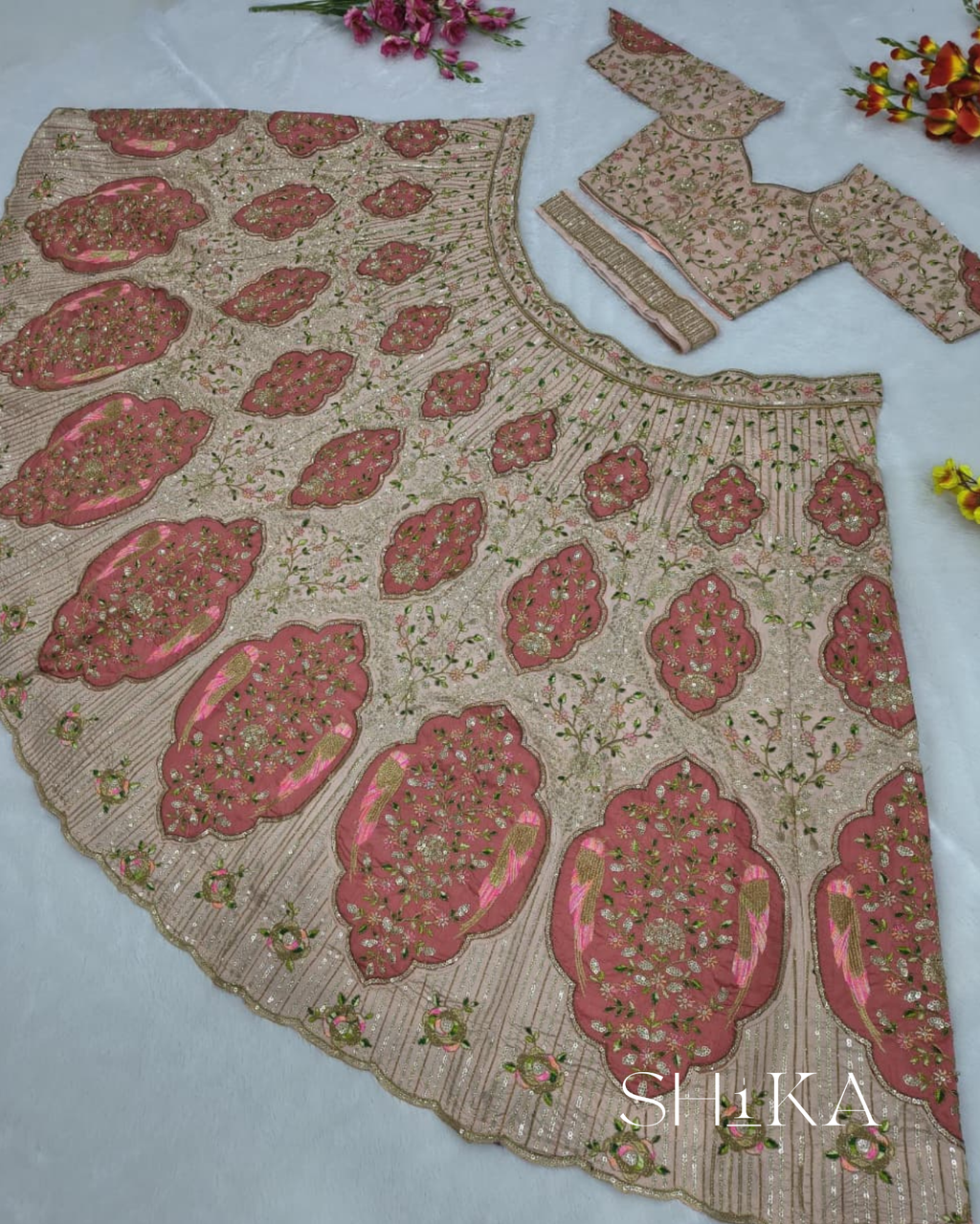 Auric Bloom Lehenga