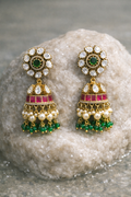 Panna Noor Jhumka Earrings