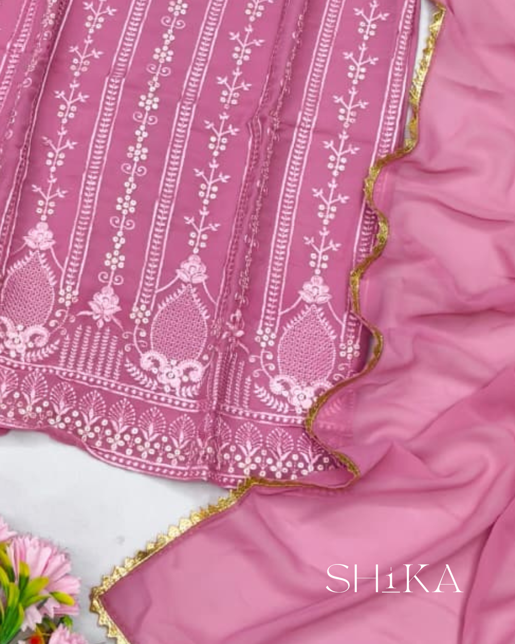 Dusty Rose Kurta Set