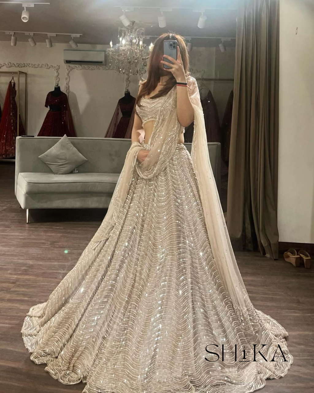 Eternal Winter Lehenga
