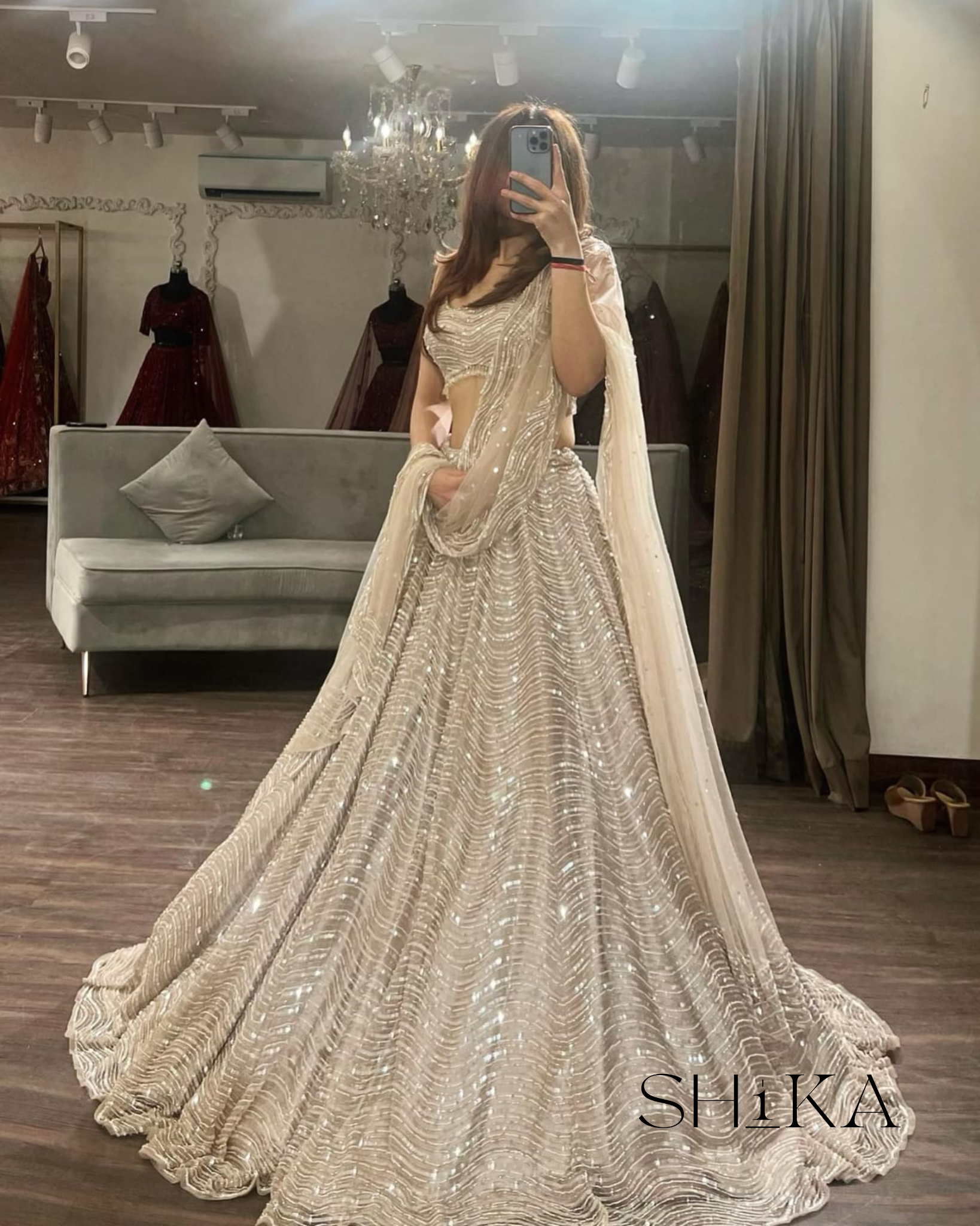 Eternal Winter Lehenga