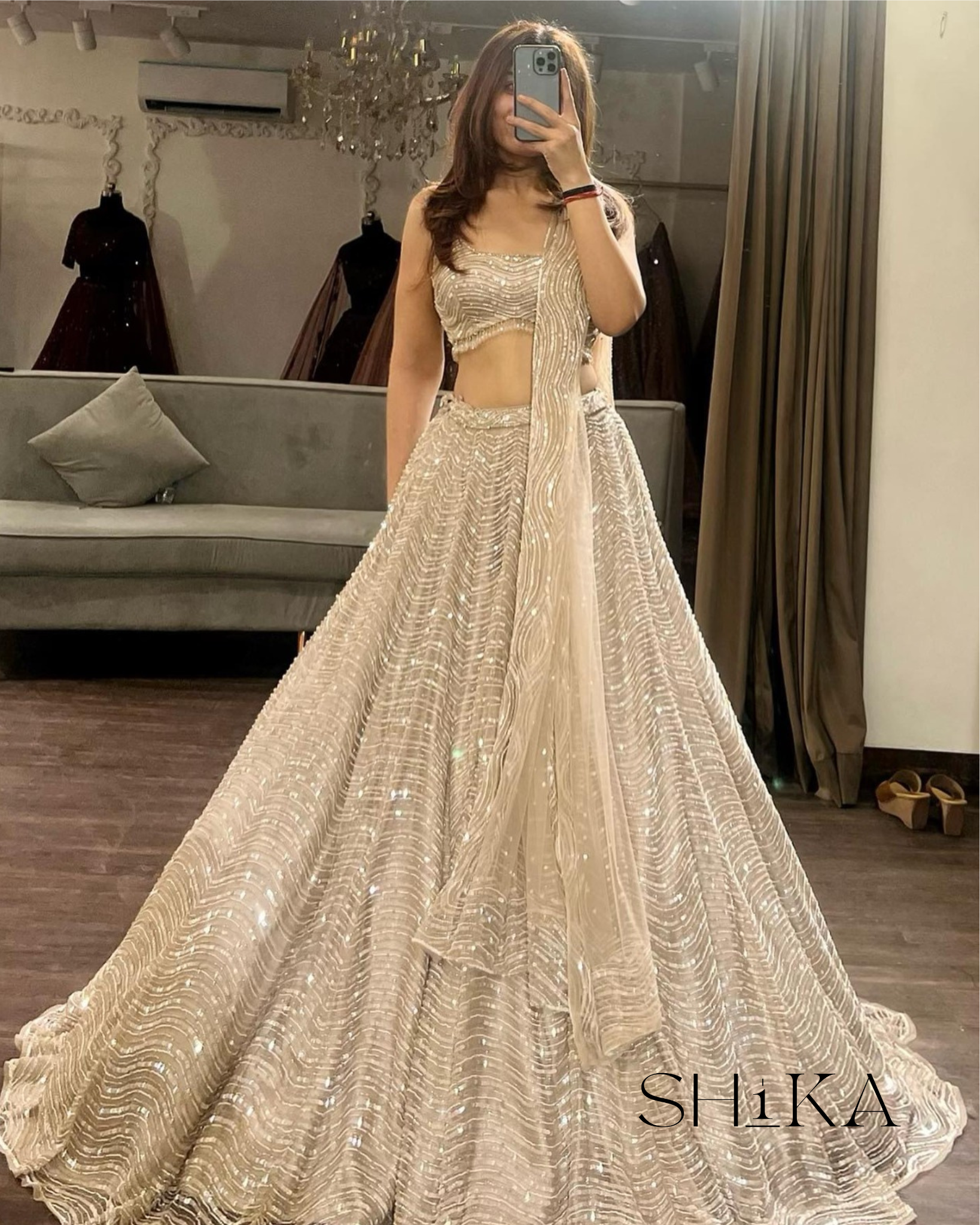 Eternal Winter Lehenga