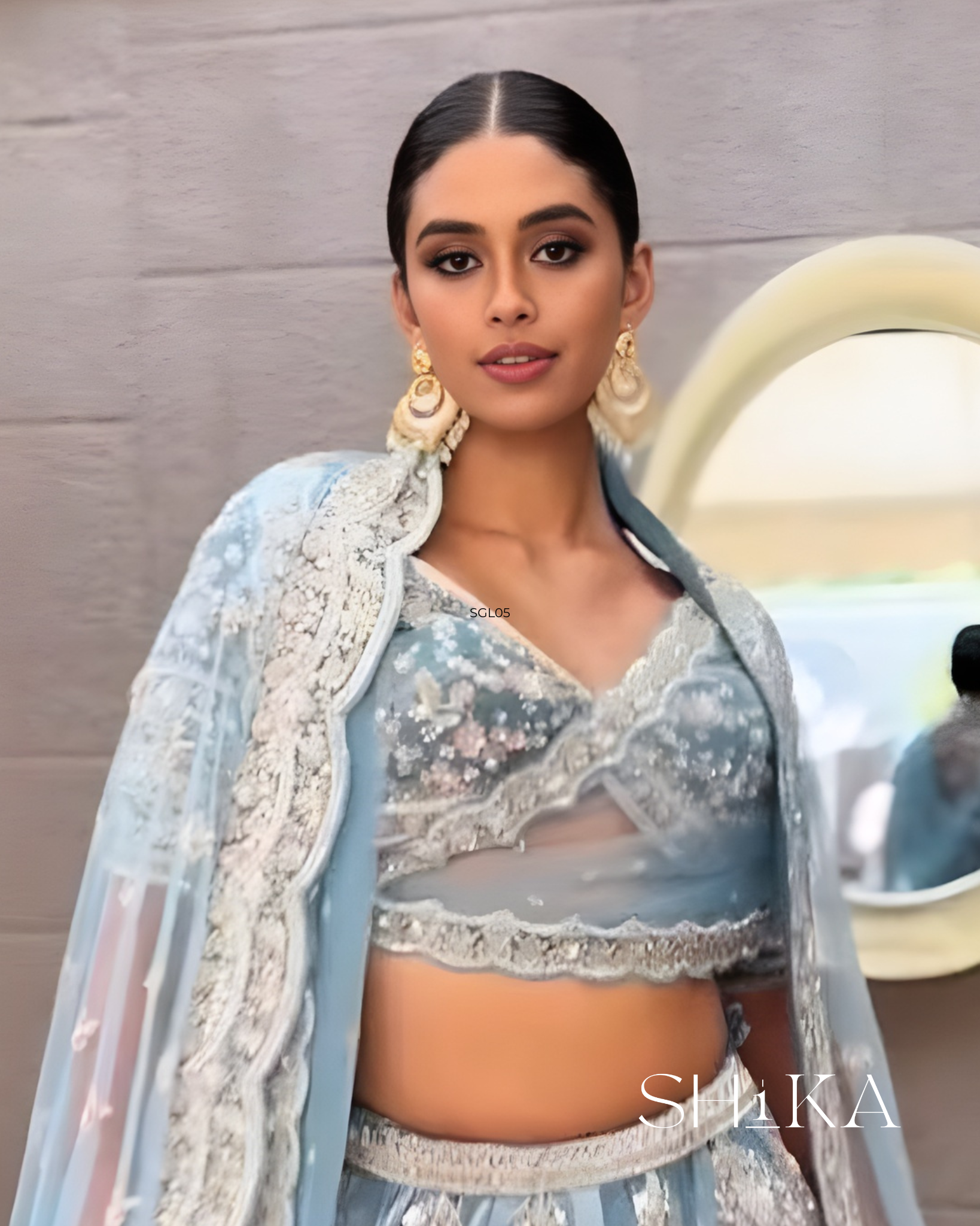 Ethereal Tide Lehenga