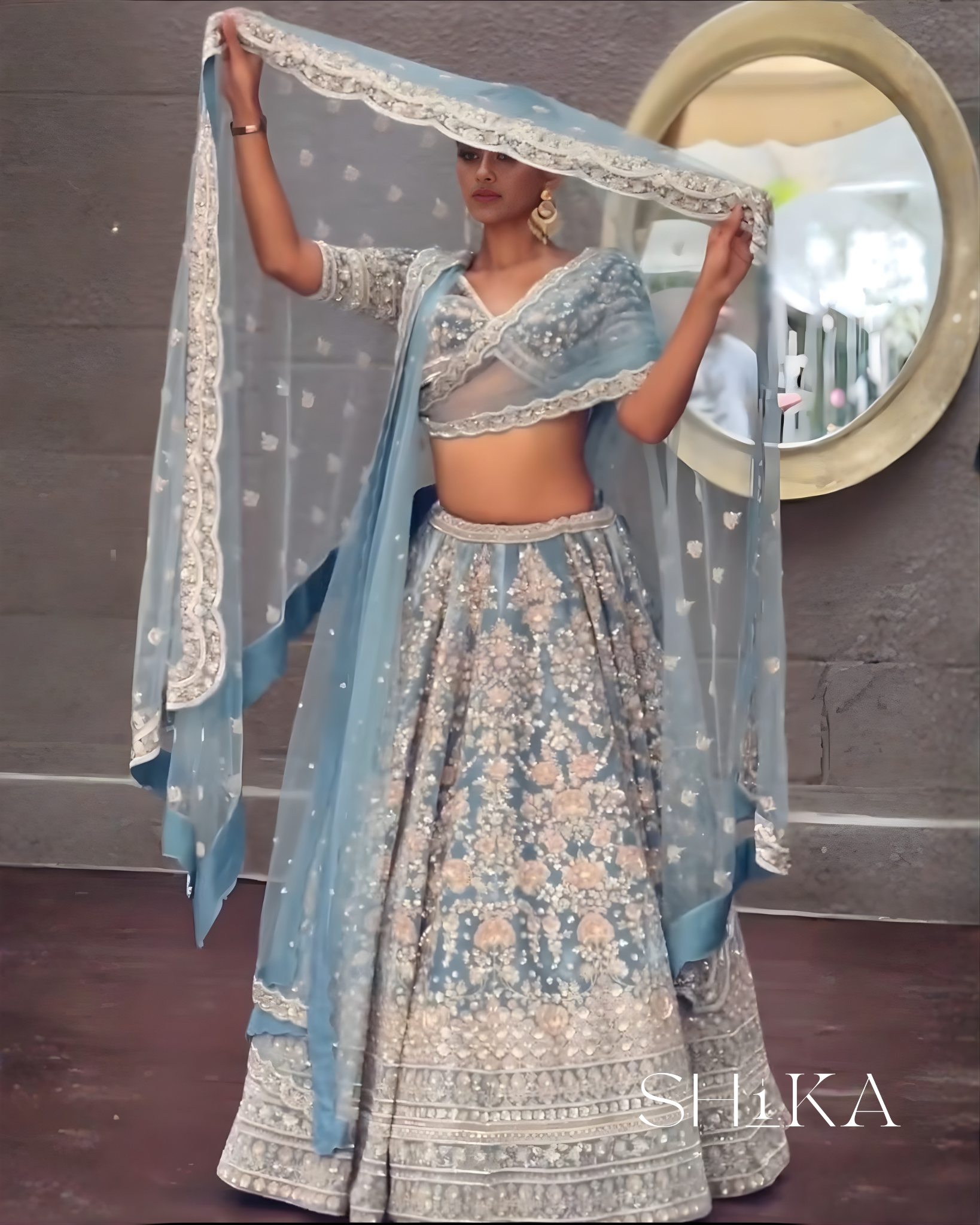Ethereal Tide Lehenga