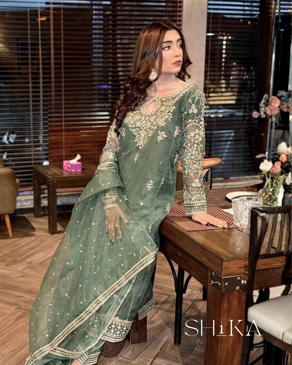 Garden Veil Kurti