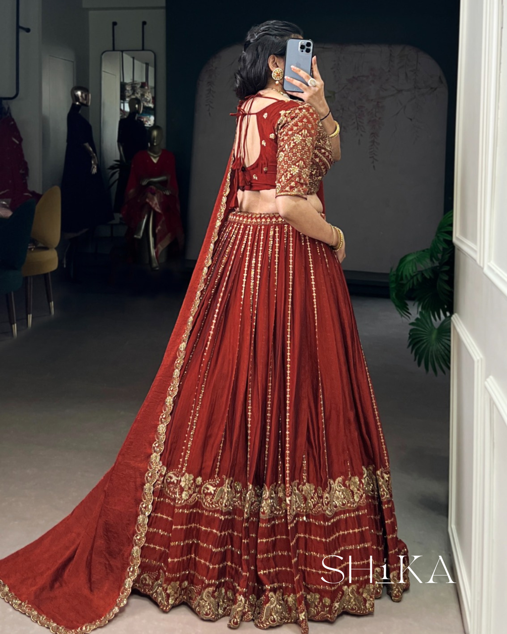 Golden Spice Lehenga