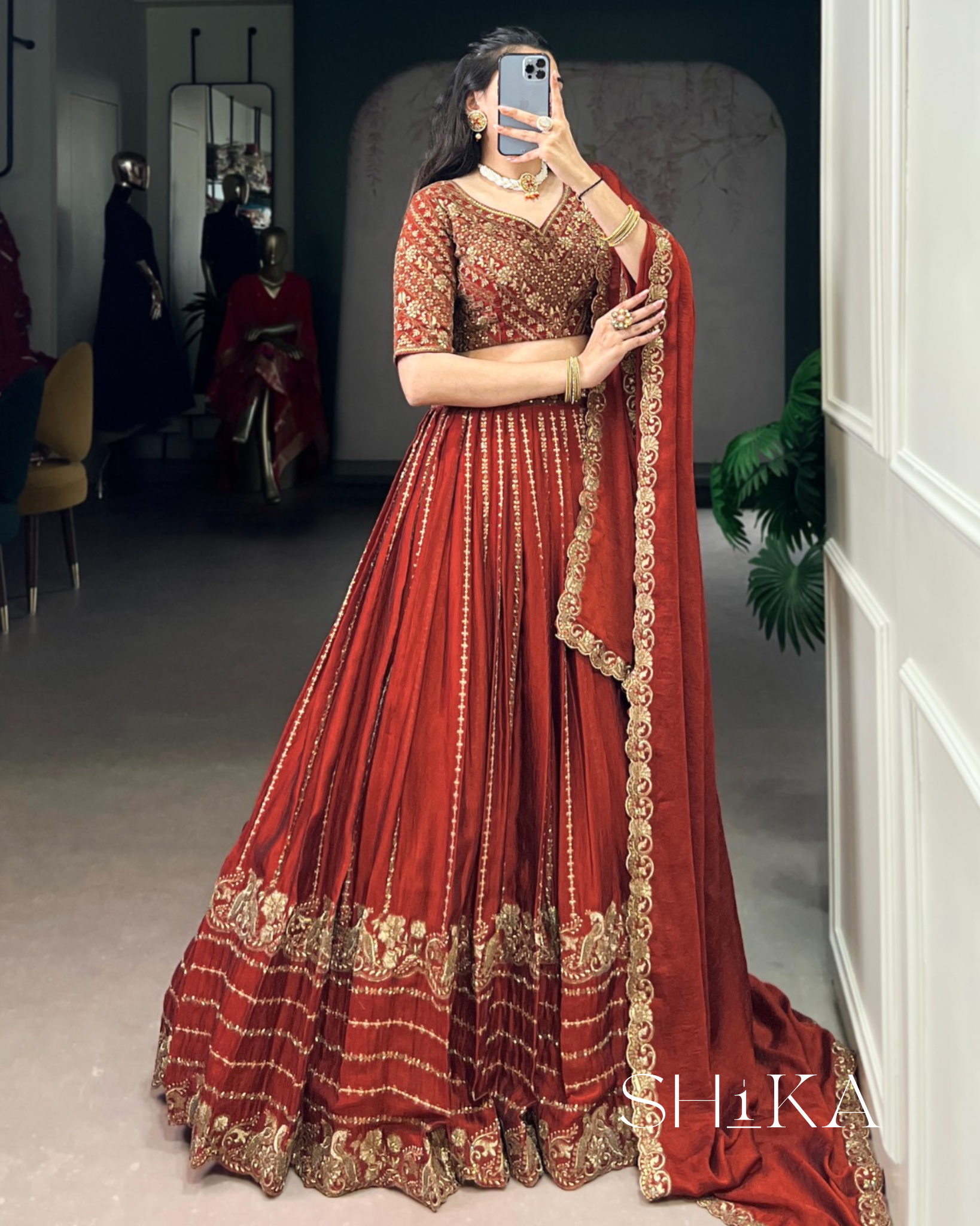 Golden Spice Lehenga