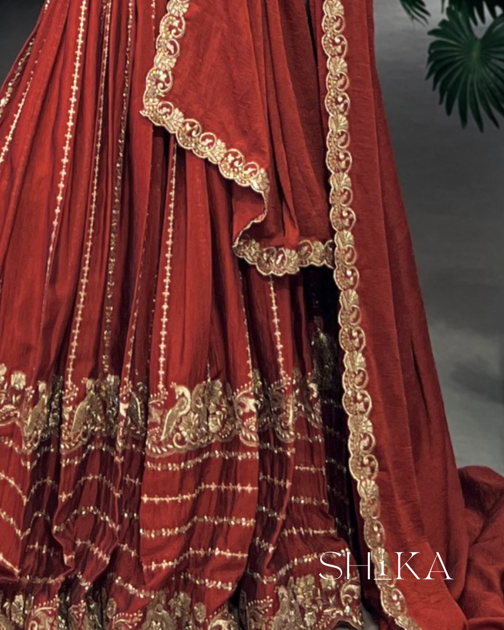 Golden Spice Lehenga