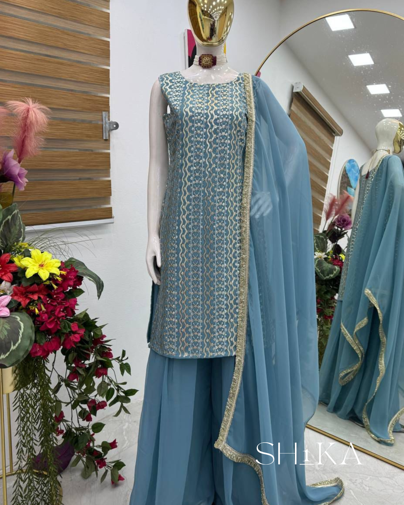 Horizon Glow Pallazzo Set