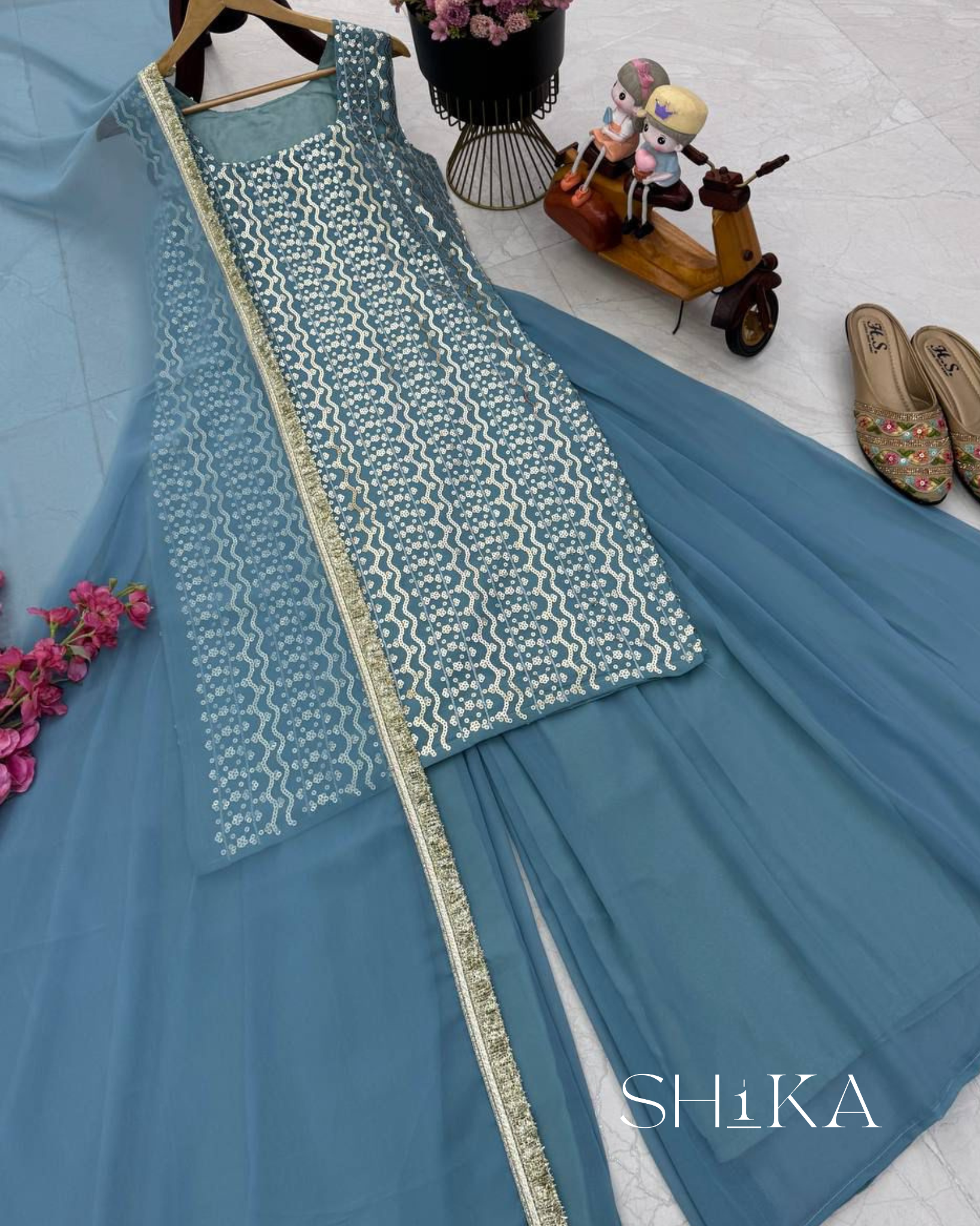 Horizon Glow Pallazzo Set