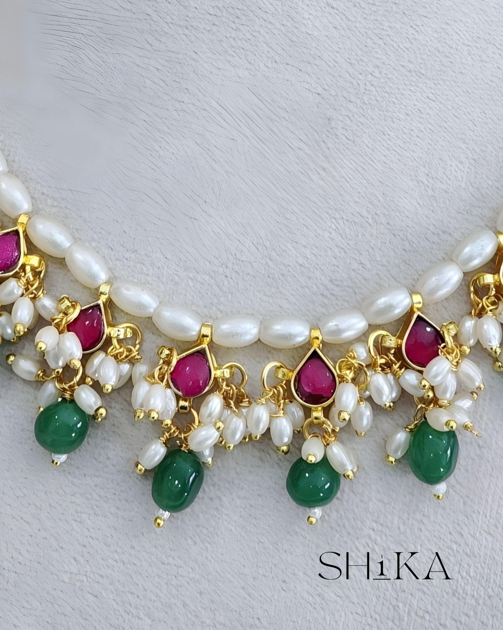 Jadau Kundan Fancy Necklace Set